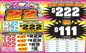 Y - Seal Cards - 1056 Count - Rockin' 22's