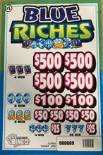 Y - Instant Pull Tab Tickets - 4020 Count - Blue Riches