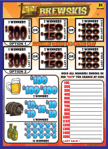 Y - Seal Cards - 973 Count - Brewskis