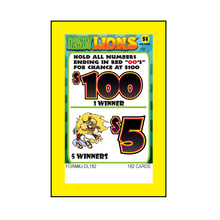 Pull Tab Tickets 182 Count - Dandy Lion
