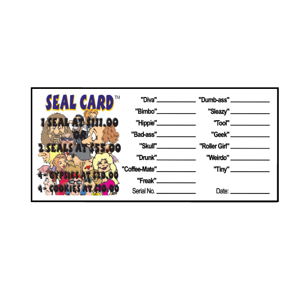 Y - Seal Cards - 294 Count - Nitwits - Limited Stock