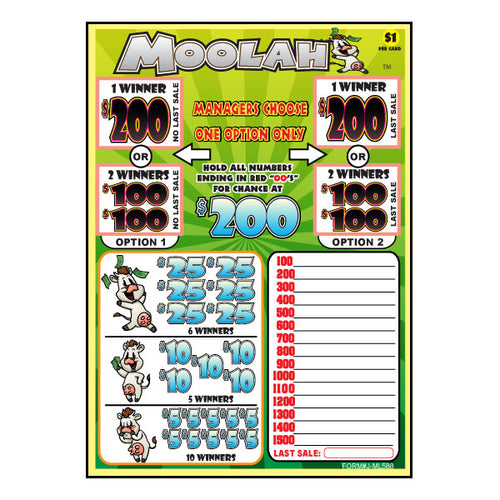 Y - Seal Cards - 588 Count - Moolah