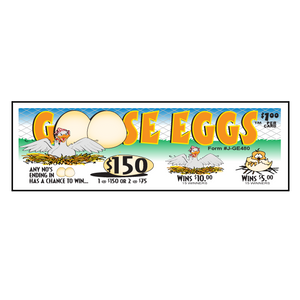 Y - Seal Cards - 480 Count - Goose Eggs