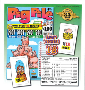 Y - Seal Cards - 768 Count - Pig Pile