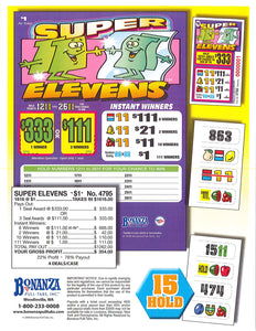 Y - Seal Cards - 1616 Count - Super Elevens - Limited Stock Call for Availability