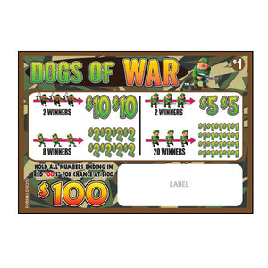 Y - Seal Cards - 250 Count - Dogs of War