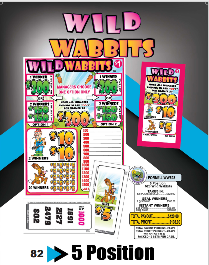 Y - Seal Cards - 528 Count - Wild Wabbits