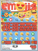 Y - Jar/Paper Pull Tab Tickets - Emojis - $100 last sale