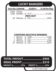 Y - Jar/Paper Pull Tab Tickets - Lucky Bangers