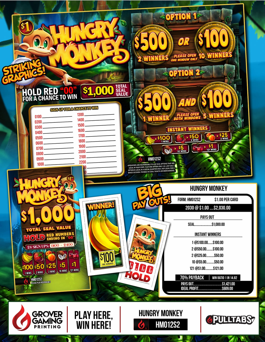 Y - Seal Cards - 2030 Count - Hungry Monkeys