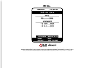 Y - Seal Cards - 200 Count - Fur Ball