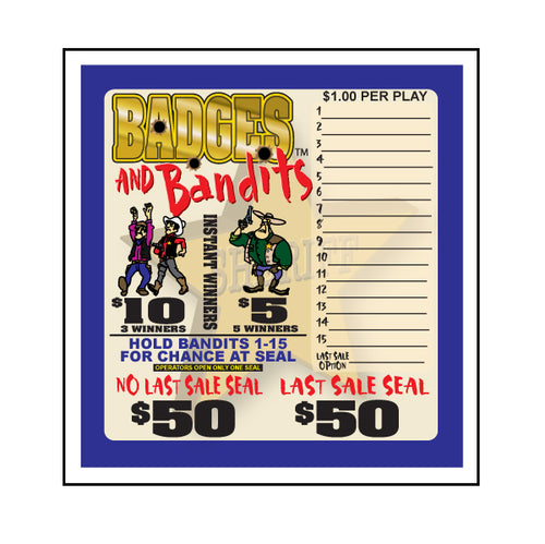 Y - Seal Cards - 150 Count - Badges & Bandits