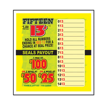 Y - Seal Cards - 150 Count - Fifteen 13s