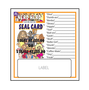 Y - Seal Cards - 150 Count - Nerd Herd