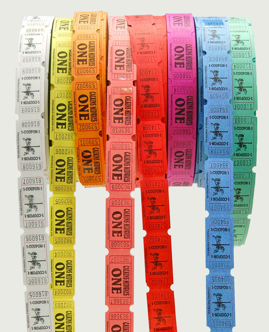 Single Roll Tickets – Lucky Duck Novelty
